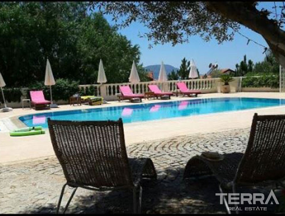Comfortable Renewed Villa With a Large Garden & Pool in Fethiye Ovacık - 39769
