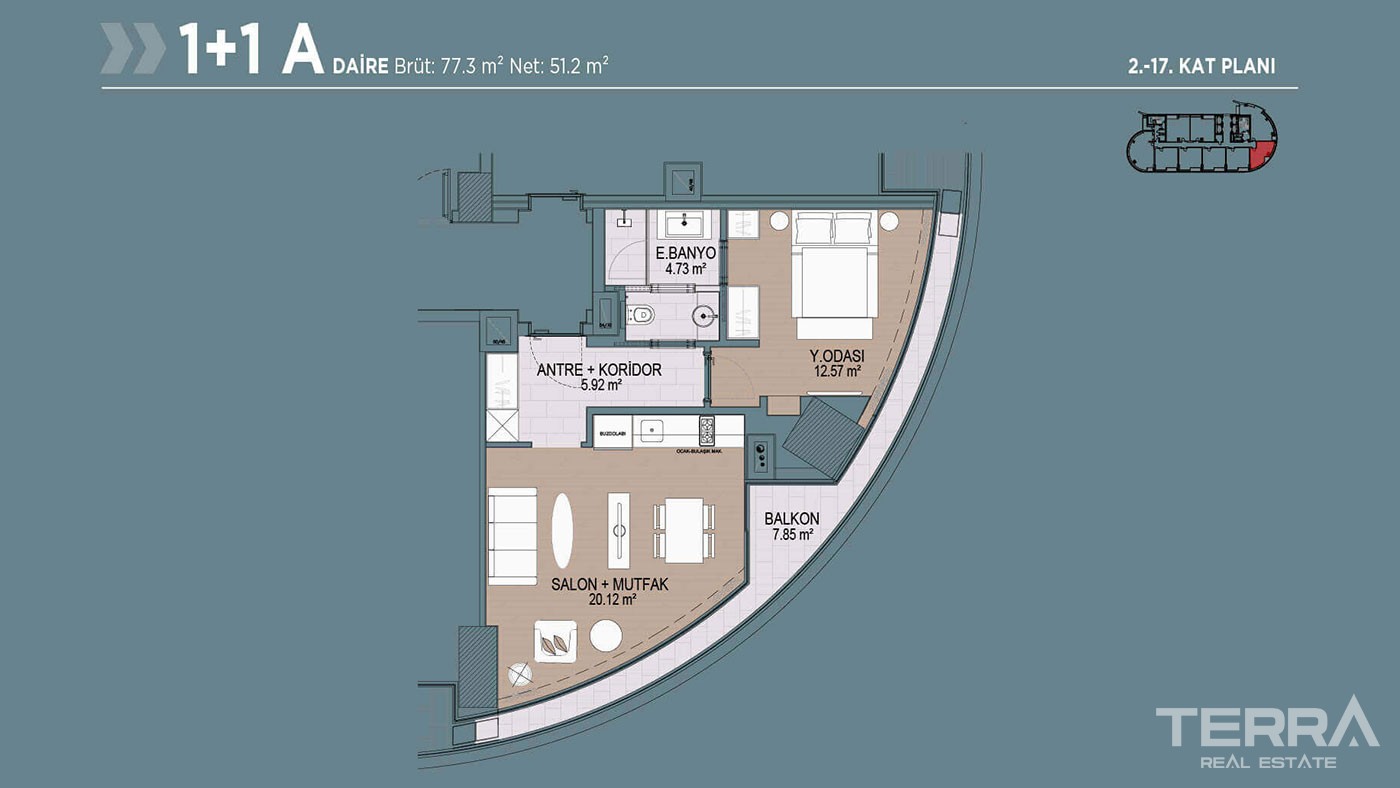 Move-In Ready Apartments for Sale in New Centre of Istanbul Bağcılar - 39851
