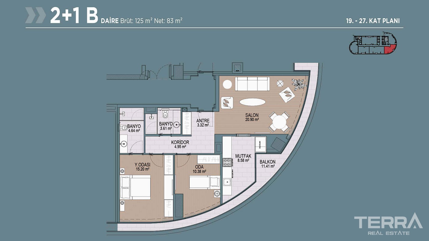 Move-In Ready Apartments for Sale in New Centre of Istanbul Bağcılar - 39854