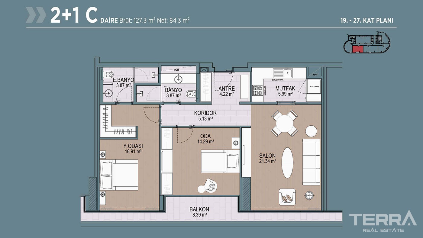 Move-In Ready Apartments for Sale in New Centre of Istanbul Bağcılar - 39855