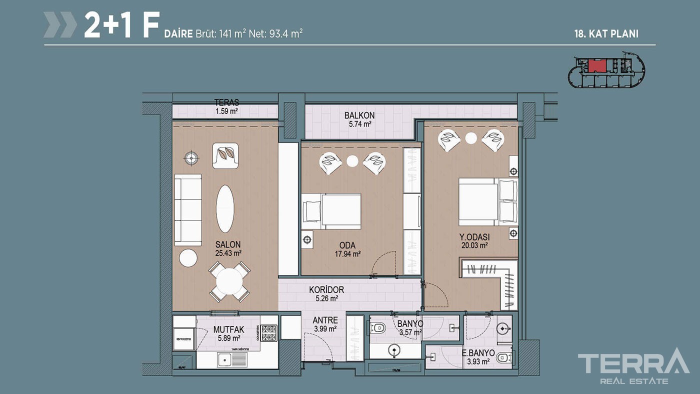 Move-In Ready Apartments for Sale in New Centre of Istanbul Bağcılar - 39857