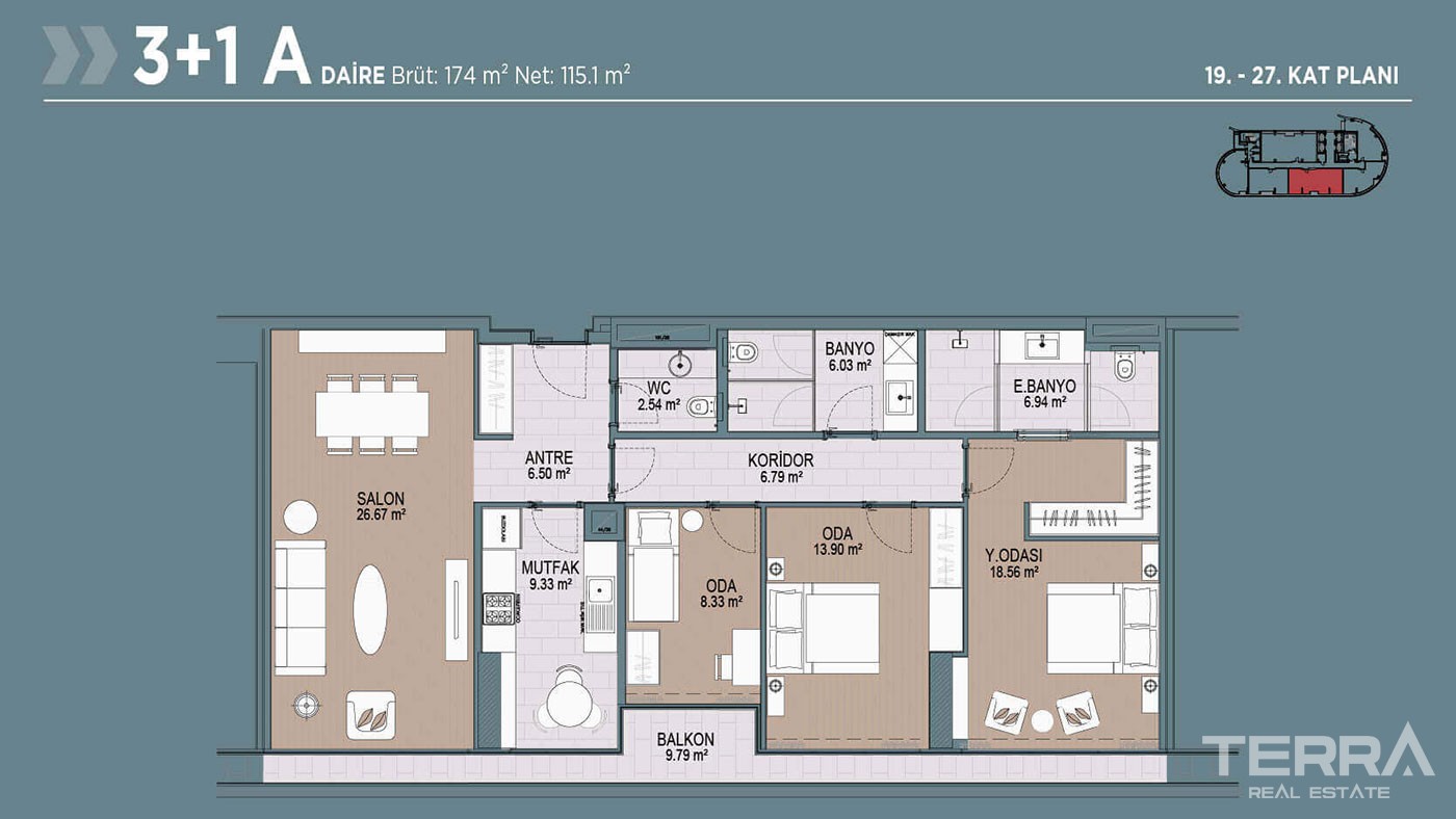 Move-In Ready Apartments for Sale in New Centre of Istanbul Bağcılar - 39859
