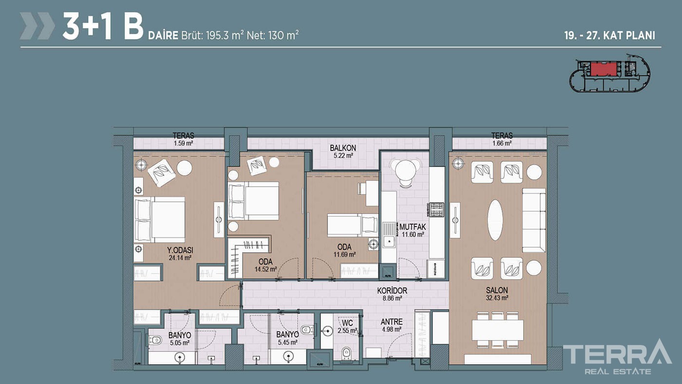 Move-In Ready Apartments for Sale in New Centre of Istanbul Bağcılar - 39860