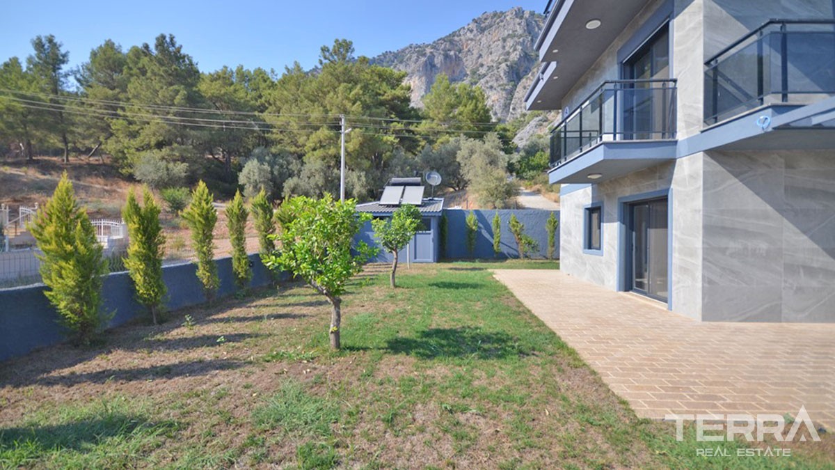 High Quality Sea and Mountain View Detached Villa For Sale in Fethiye - 43276