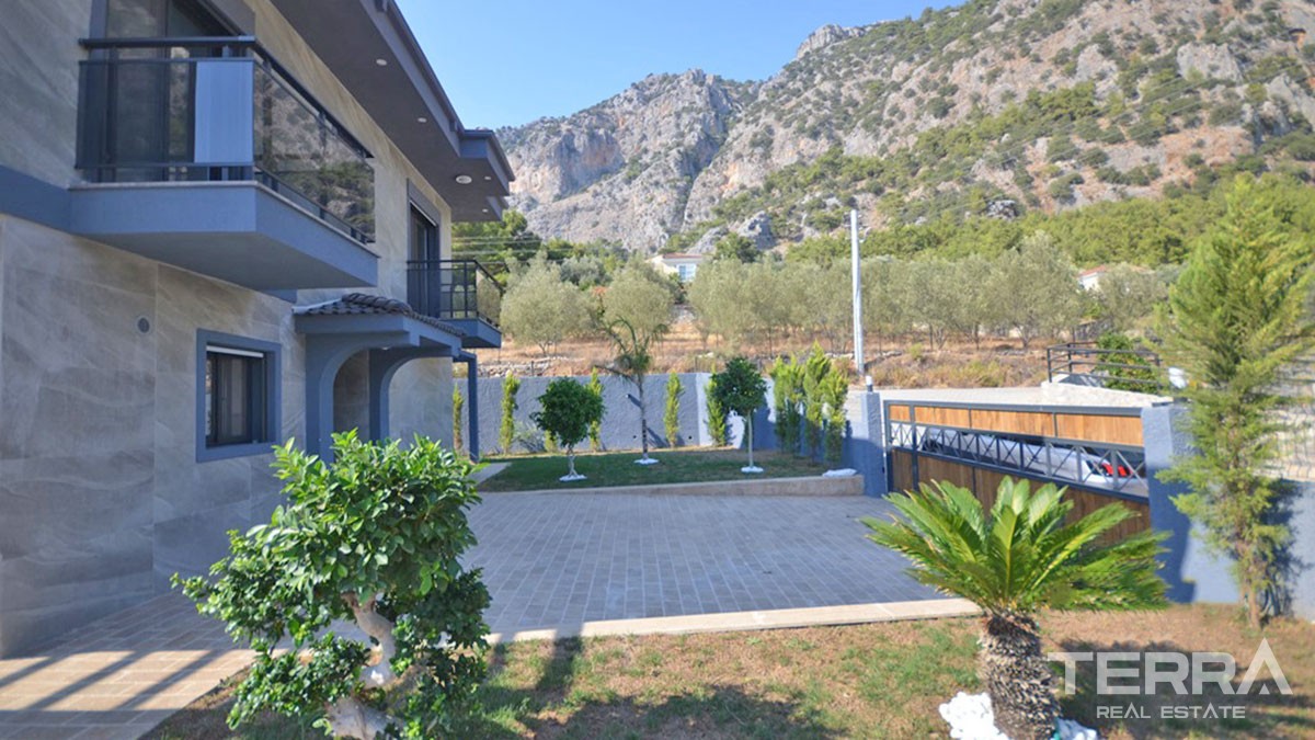 High Quality Sea and Mountain View Detached Villa For Sale in Fethiye - 43278