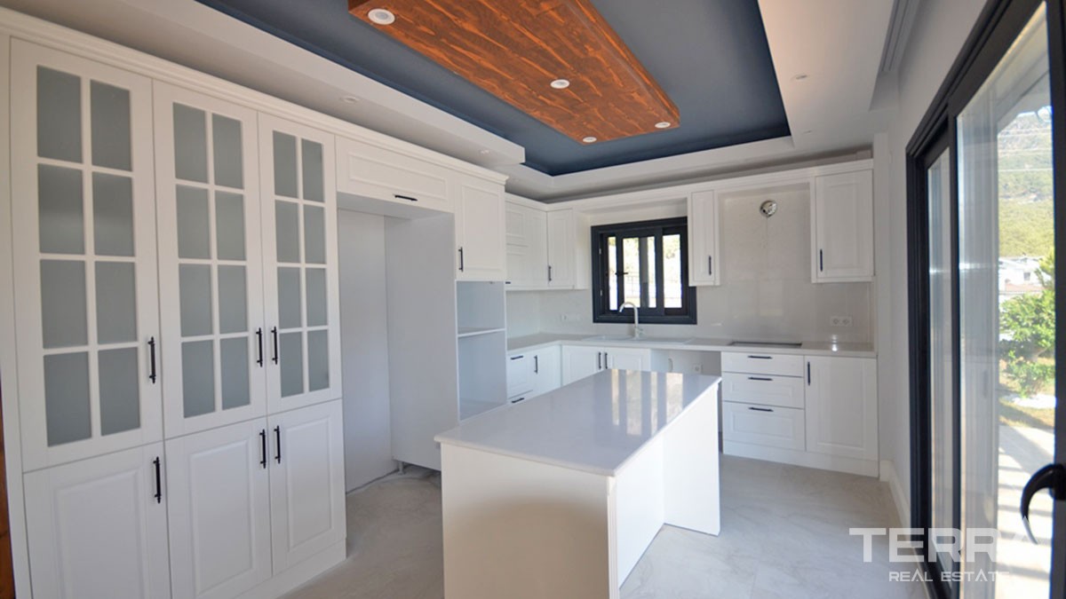 High Quality Sea and Mountain View Detached Villa For Sale in Fethiye - 43284