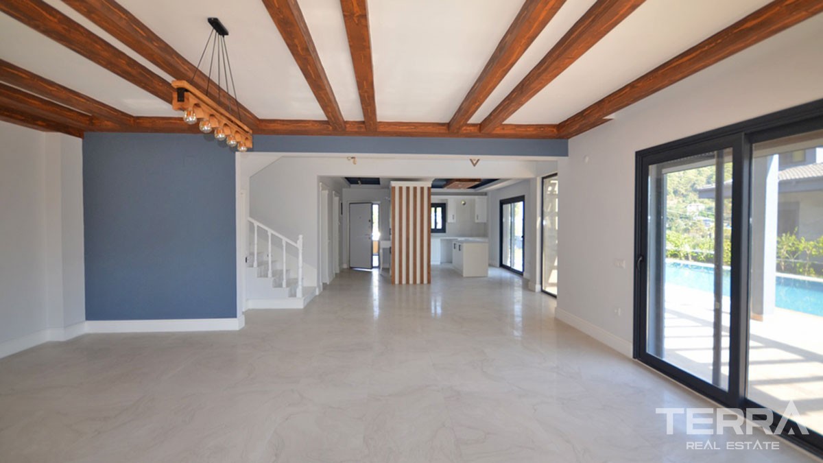 High Quality Sea and Mountain View Detached Villa For Sale in Fethiye - 43288
