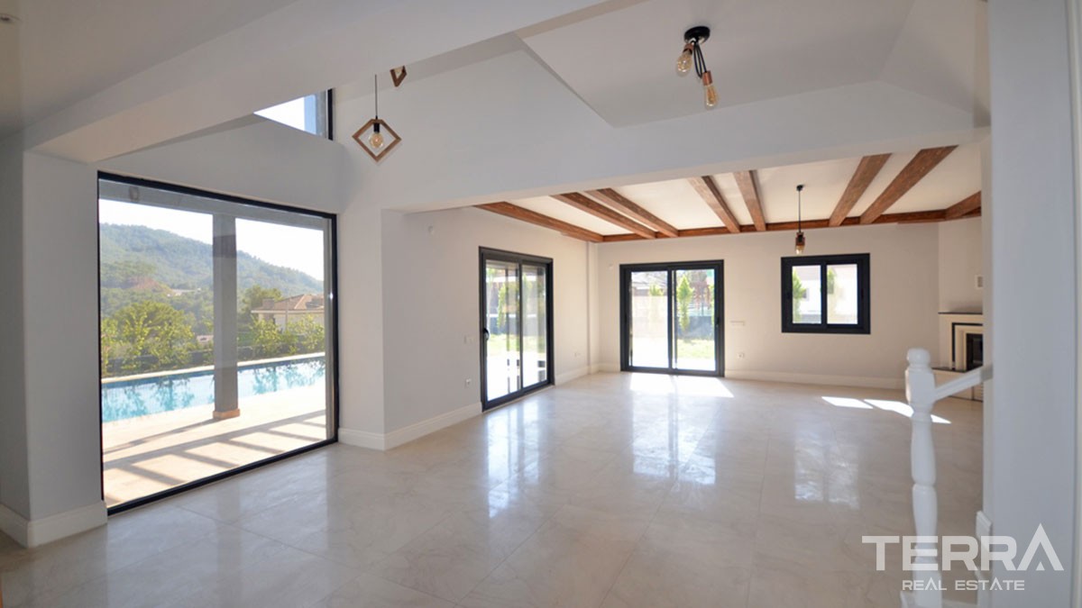 High Quality Sea and Mountain View Detached Villa For Sale in Fethiye - 43290