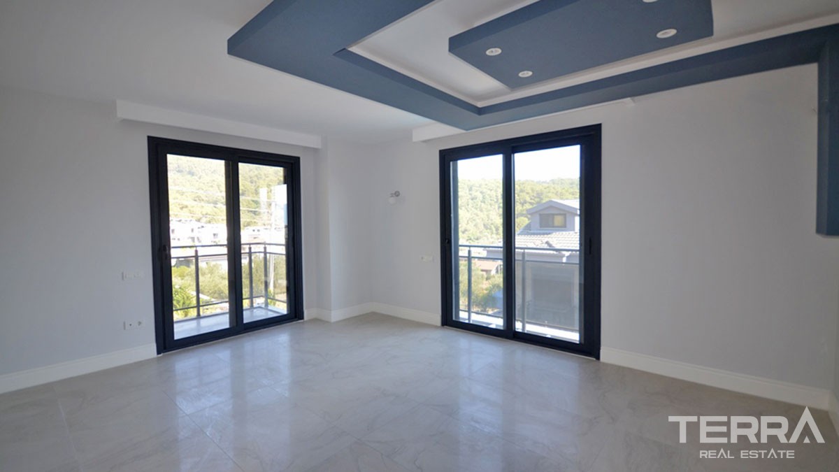 High Quality Sea and Mountain View Detached Villa For Sale in Fethiye - 43299