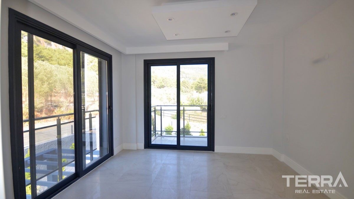 High Quality Sea and Mountain View Detached Villa For Sale in Fethiye - 43302