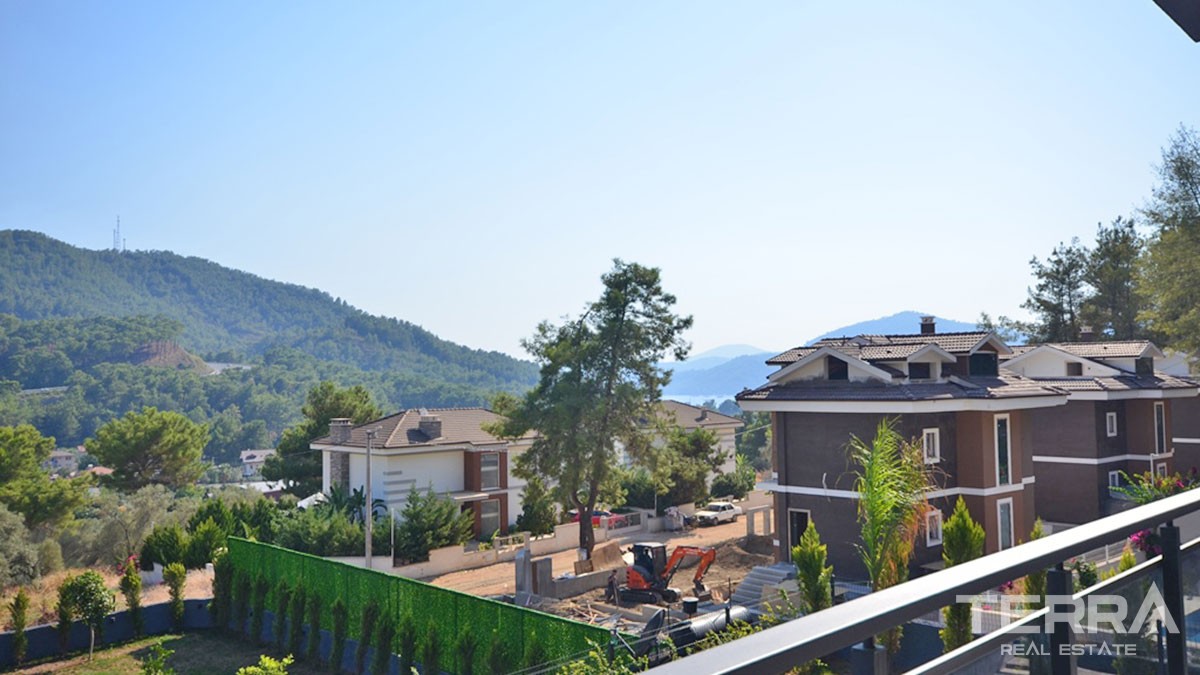 High Quality Sea and Mountain View Detached Villa For Sale in Fethiye - 43309