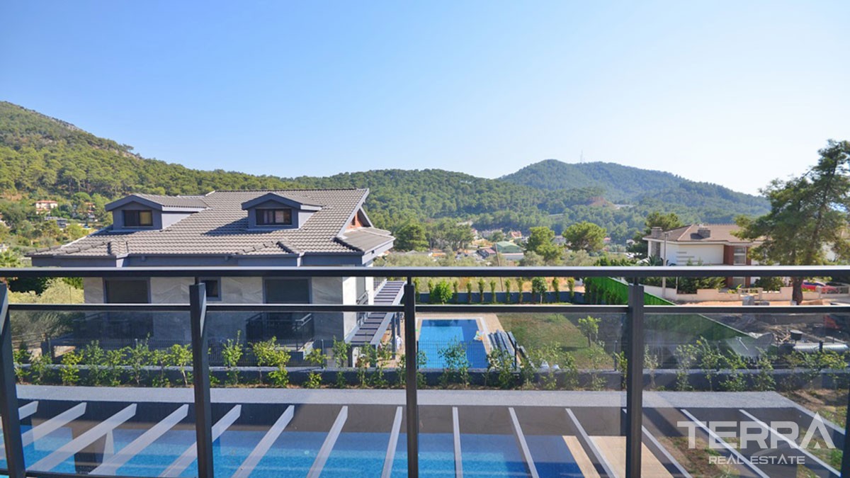 High Quality Sea and Mountain View Detached Villa For Sale in Fethiye - 43310