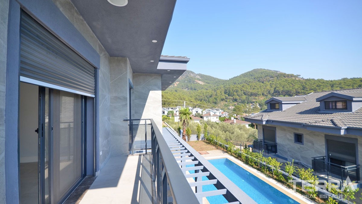 High Quality Sea and Mountain View Detached Villa For Sale in Fethiye - 43311