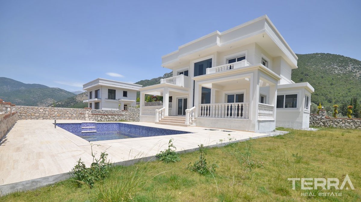 High Quality 3 Bed Villa with Mountain View for Sale in Fethiye Üzümlü
