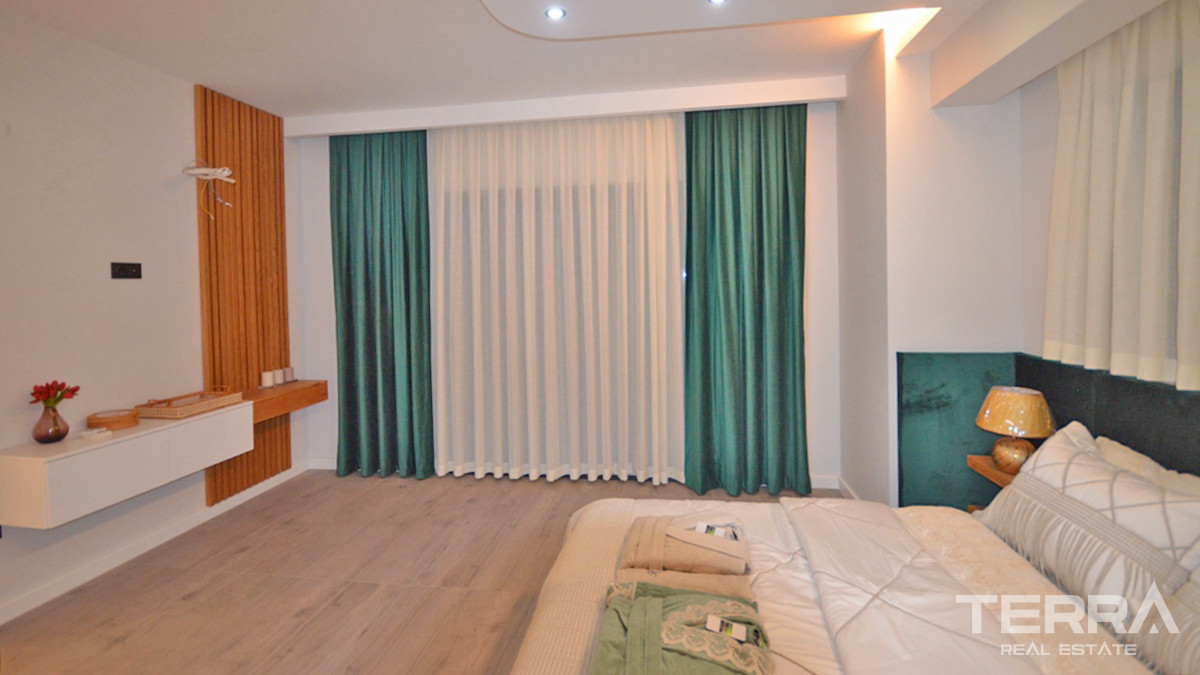 Modern Villa For Sale Close to the City Centre in Fethiye Çalış - 56102