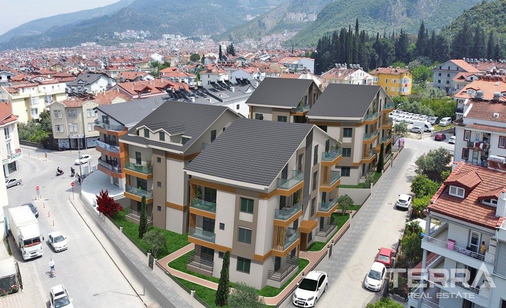 Affordable Apartments For Sale in Center of Fethiye Taşyaka District - 40067