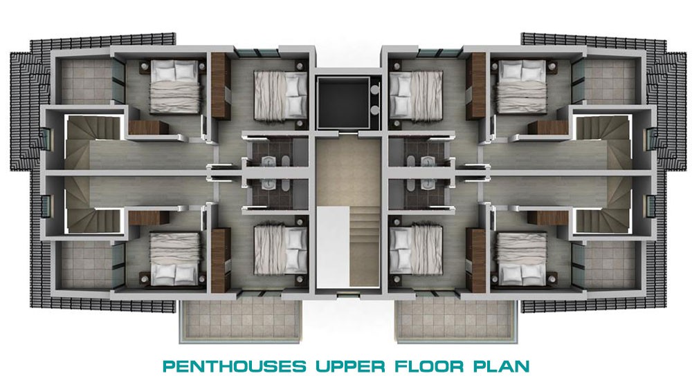 Affordable Apartments For Sale in Center of Fethiye Taşyaka District - 40070