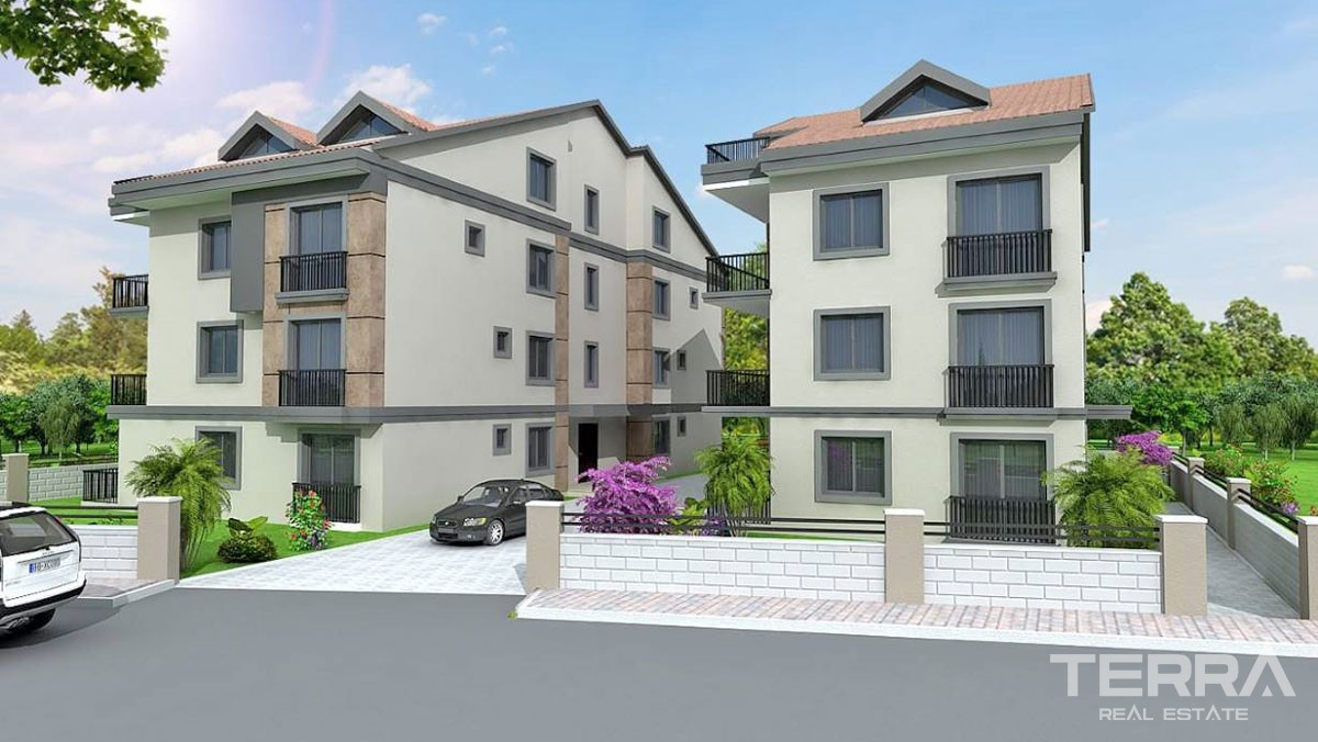 2 bedrooms Apartments Close to Shopping Areas in Fethiye Taşyaka - 40073