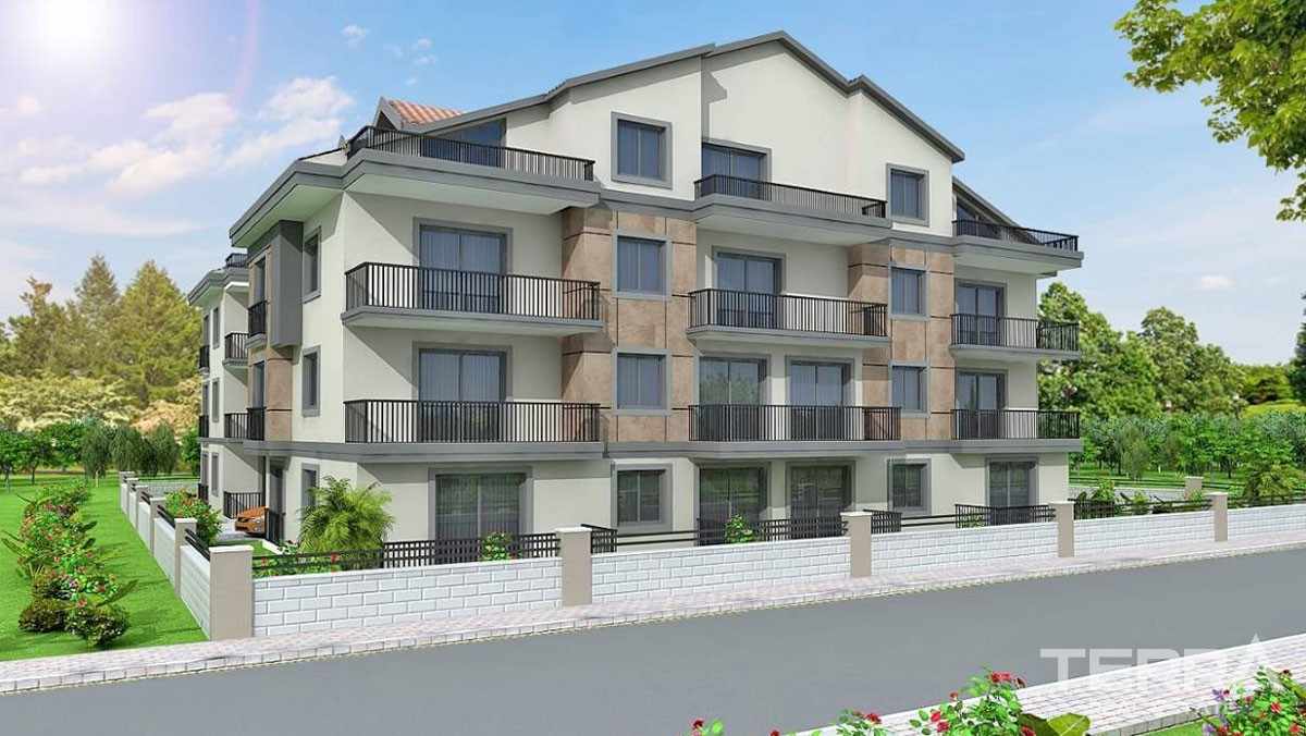 2 bedrooms Apartments Close to Shopping Areas in Fethiye Taşyaka - 40078