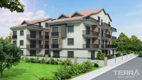 2 bedrooms Apartments Close to Shopping Areas in Fethiye Taşyaka