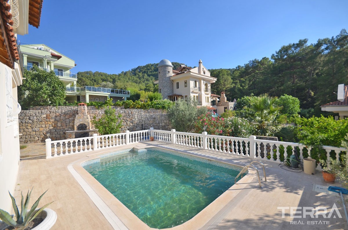 Resale Detached Villa With Private Swimming Pool in Üzümlü Fethiye - 40089