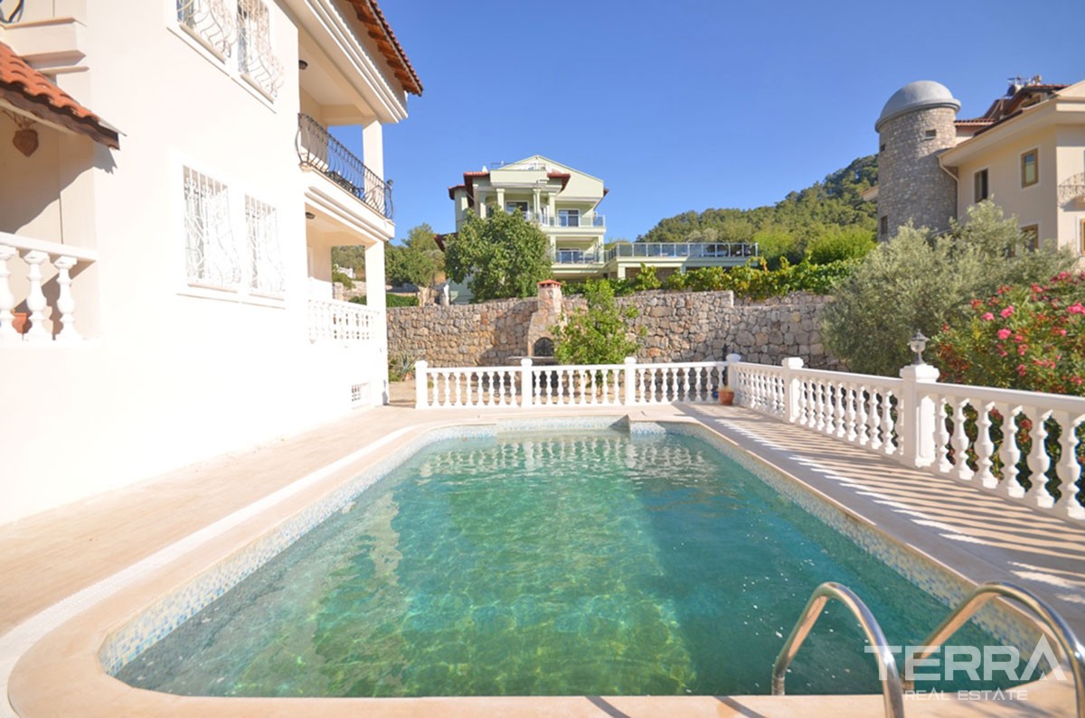 Resale Detached Villa With Private Swimming Pool in Üzümlü Fethiye - 40091