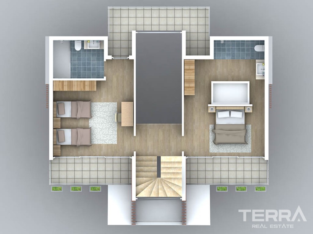 Luxury Detached Villas With Large Pool for Sale in Fethiye Göcek - 41933