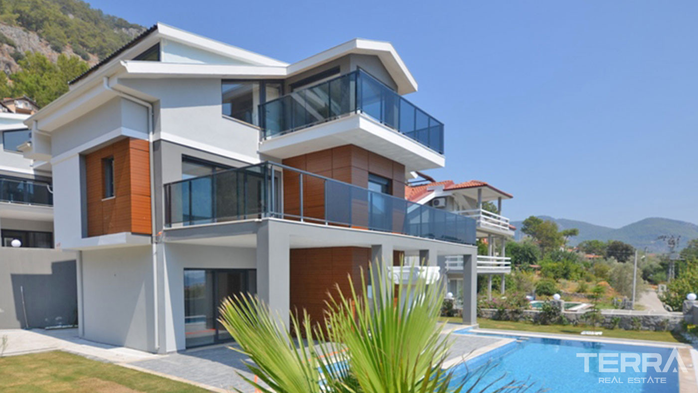 Luxury Detached Villas With Large Pool for Sale in Fethiye Göcek - 58079