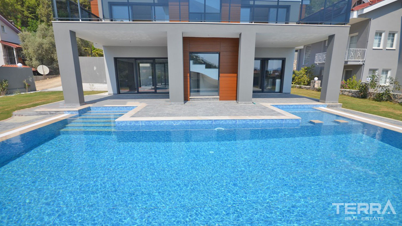 Luxury Detached Villas With Large Pool for Sale in Fethiye Göcek - 58083