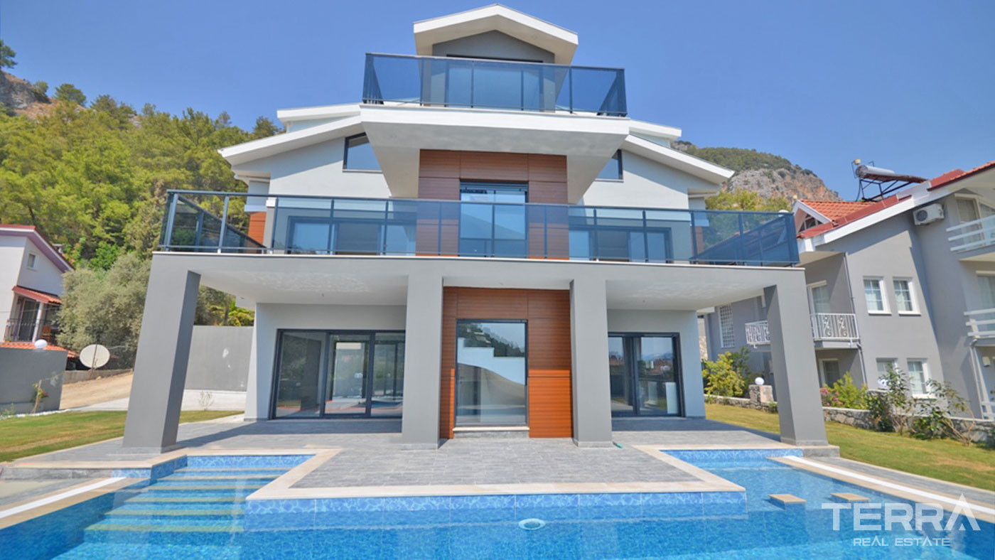 Luxury Detached Villas With Large Pool for Sale in Fethiye Göcek - 58084