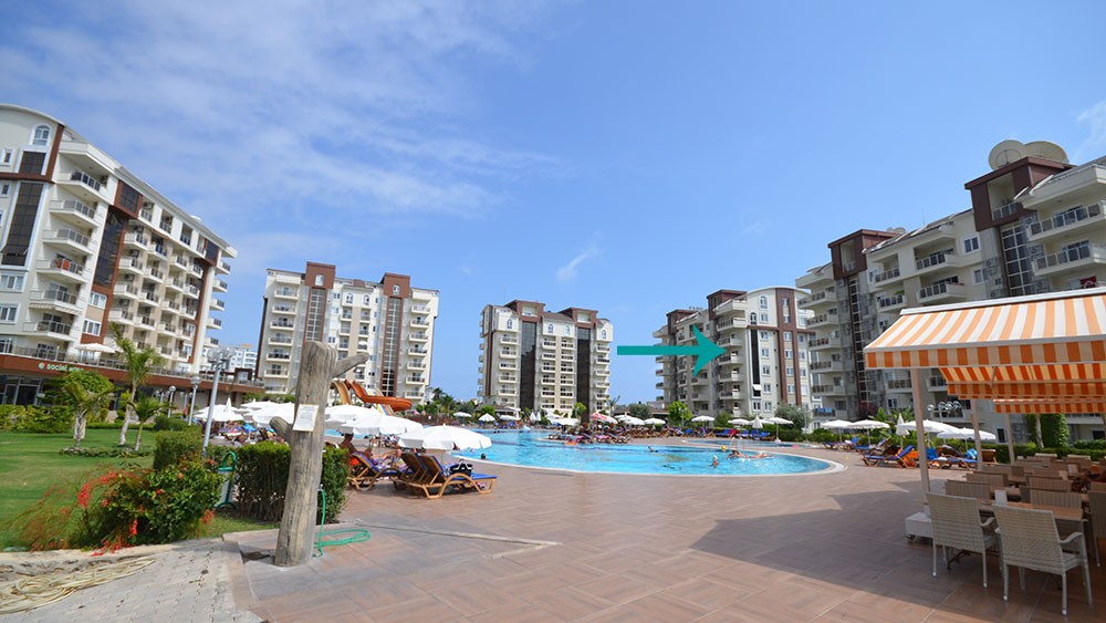 Hörnlägenhet med 1 sovrum till salu i Orion City Avsallar Alanya - 115