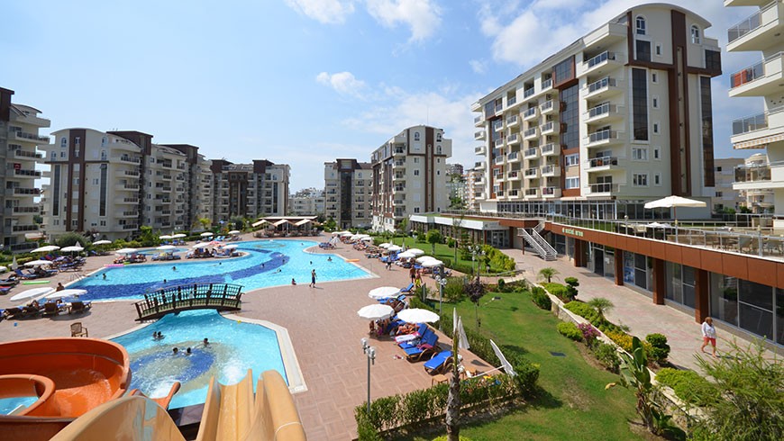 Hörnlägenhet med 1 sovrum till salu i Orion City Avsallar Alanya - 124
