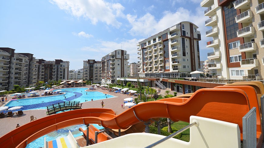 Hörnlägenhet med 1 sovrum till salu i Orion City Avsallar Alanya - 129
