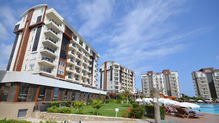 Hörnlägenhet med 1 sovrum till salu i Orion City Avsallar Alanya - 132