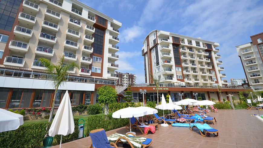 Hörnlägenhet med 1 sovrum till salu i Orion City Avsallar Alanya - 135