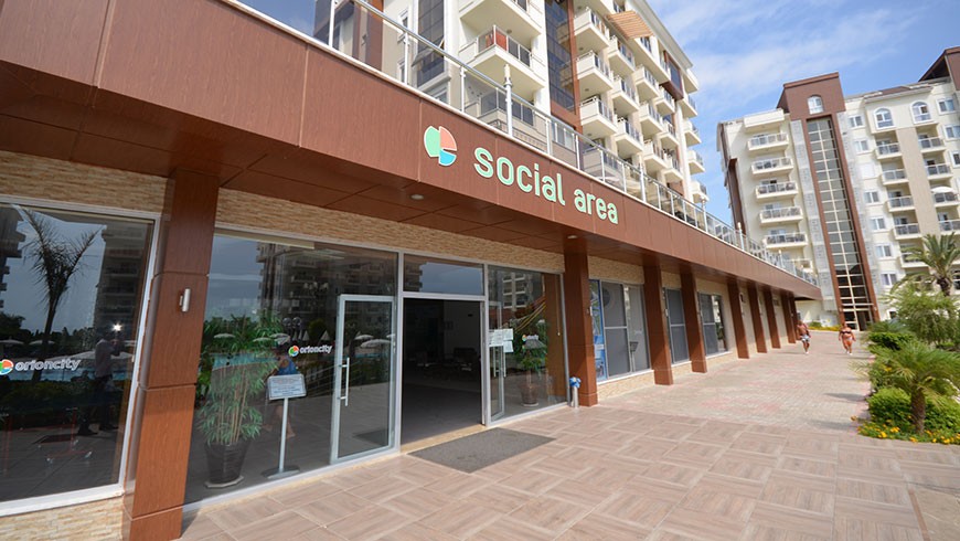 Hörnlägenhet med 1 sovrum till salu i Orion City Avsallar Alanya - 144