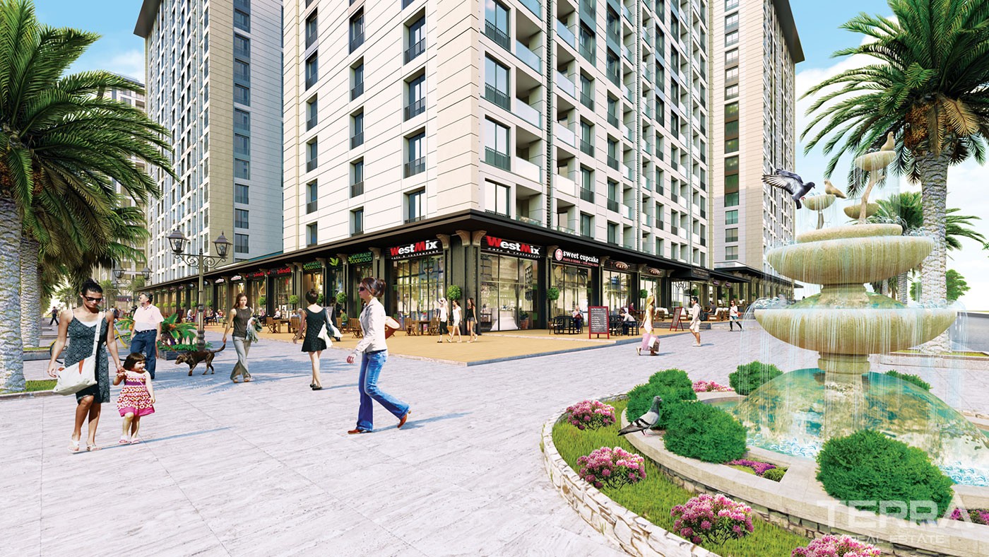 Luxurious Family Concept Apartments for Sale in Istanbul Beylikdüzü - 40355