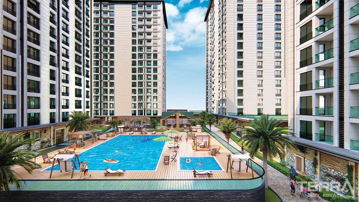 Luxurious Family Concept Apartments for Sale in Istanbul Beylikdüzü - 40358