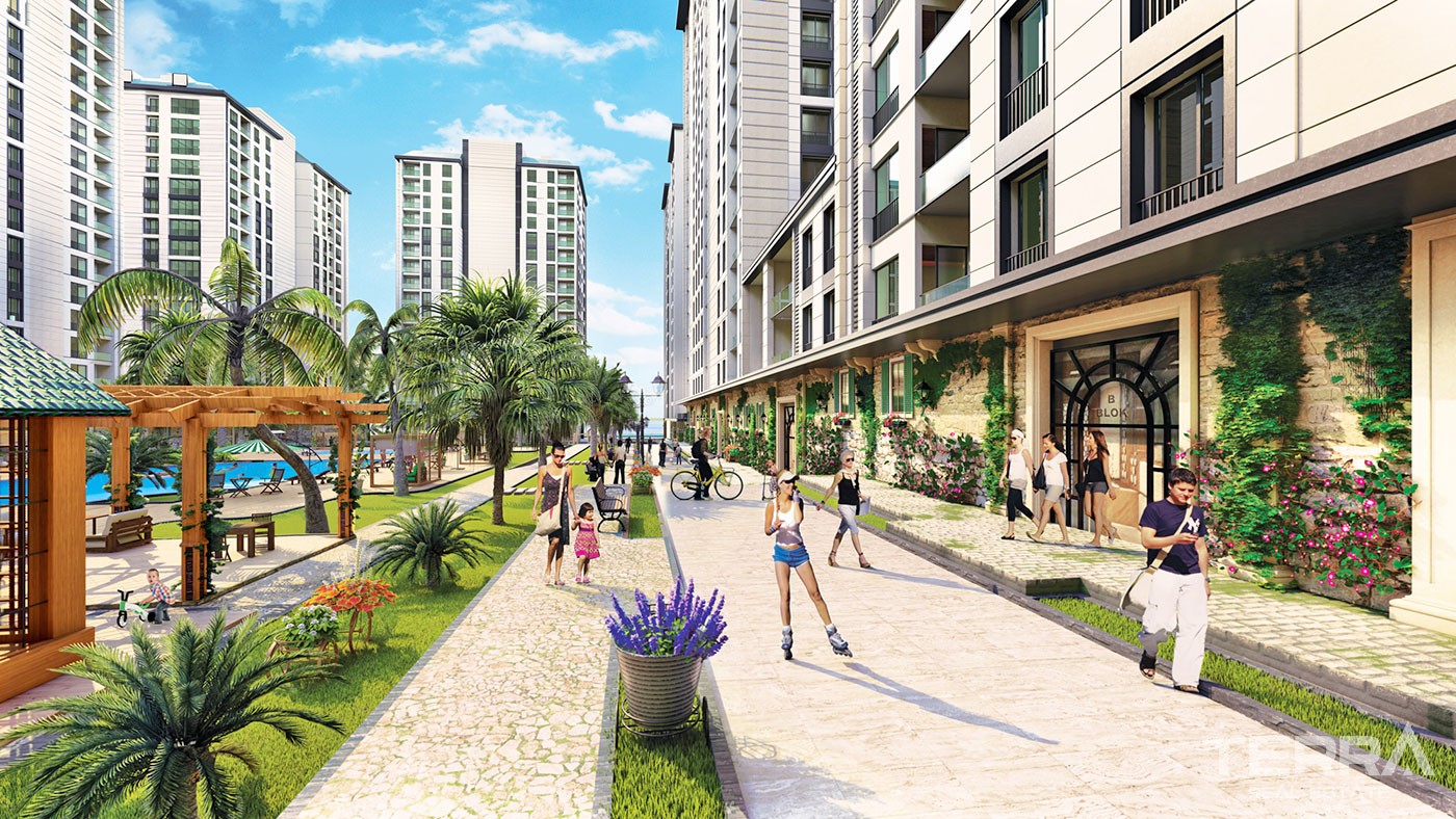 Luxurious Family Concept Apartments for Sale in Istanbul Beylikdüzü - 40363