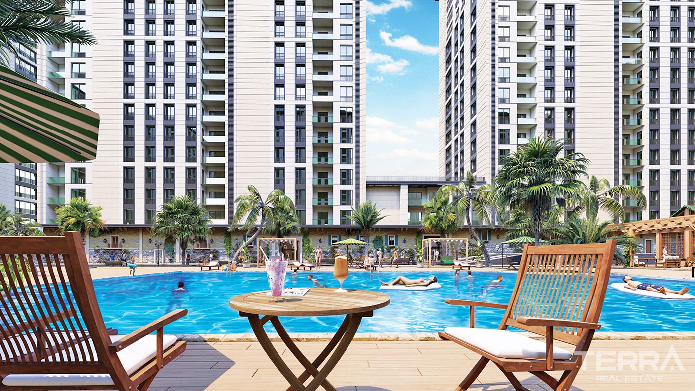 Luxurious Family Concept Apartments for Sale in Istanbul Beylikdüzü - 40365