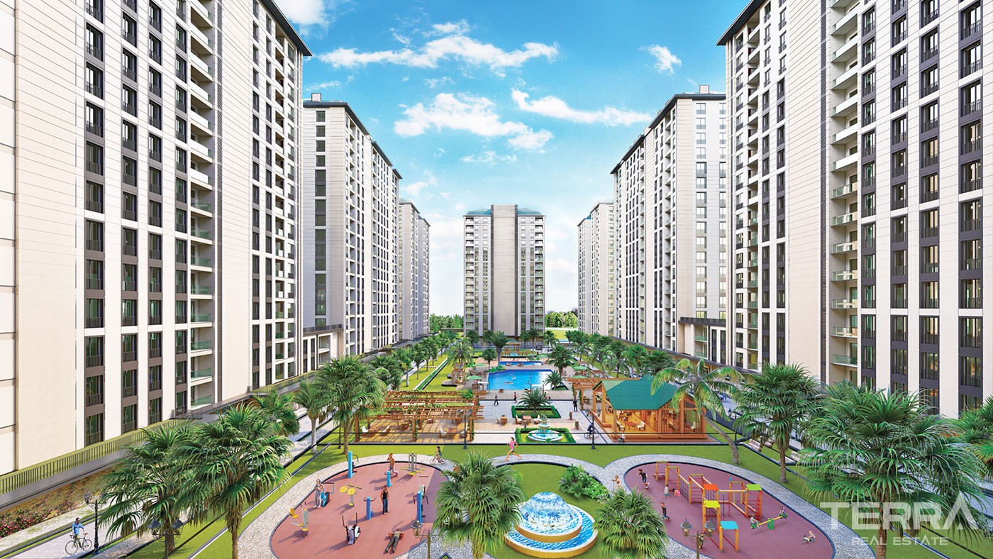 Luxurious Family Concept Apartments for Sale in Istanbul Beylikdüzü - 40371
