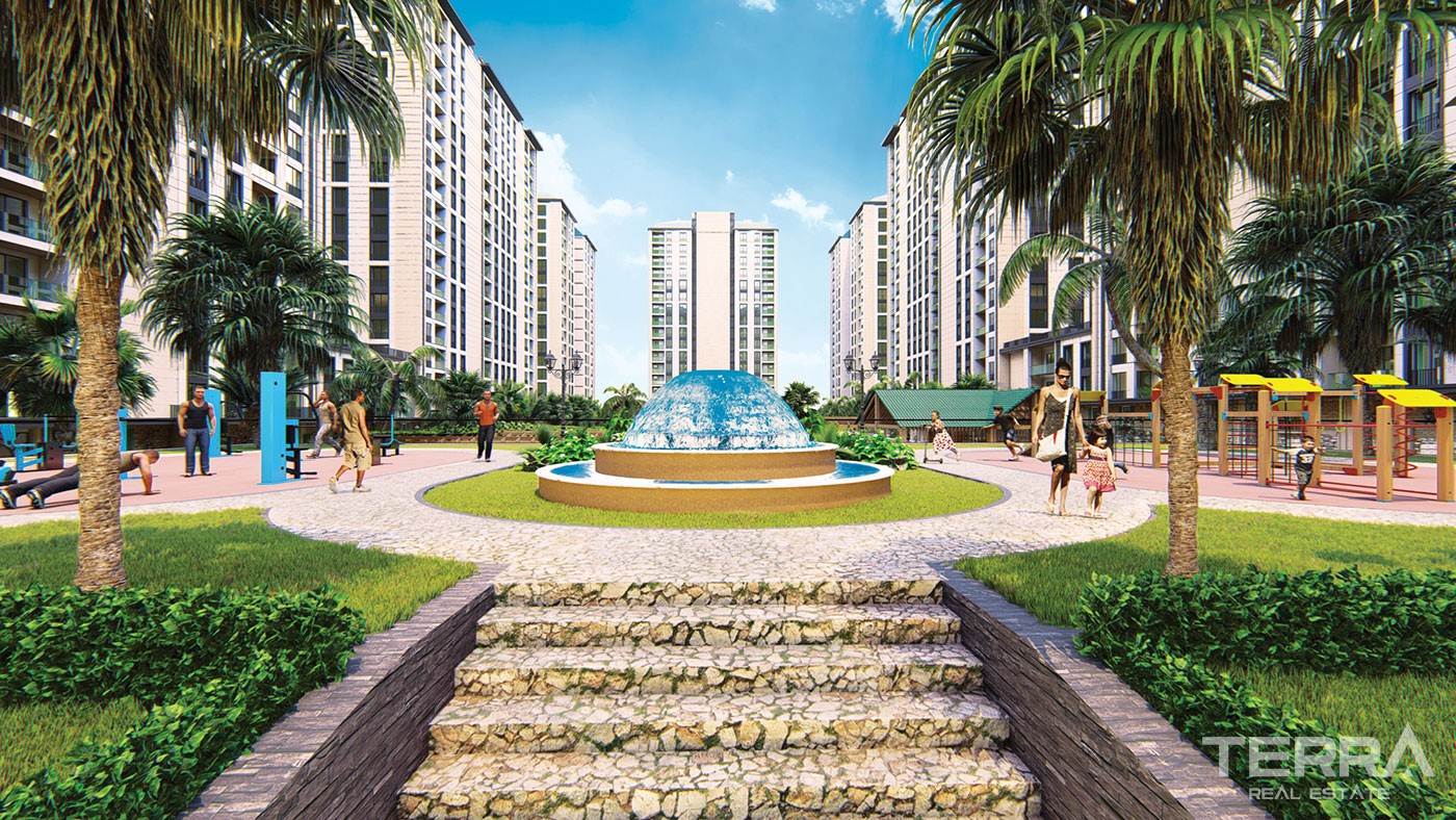 Luxurious Family Concept Apartments for Sale in Istanbul Beylikdüzü - 40372
