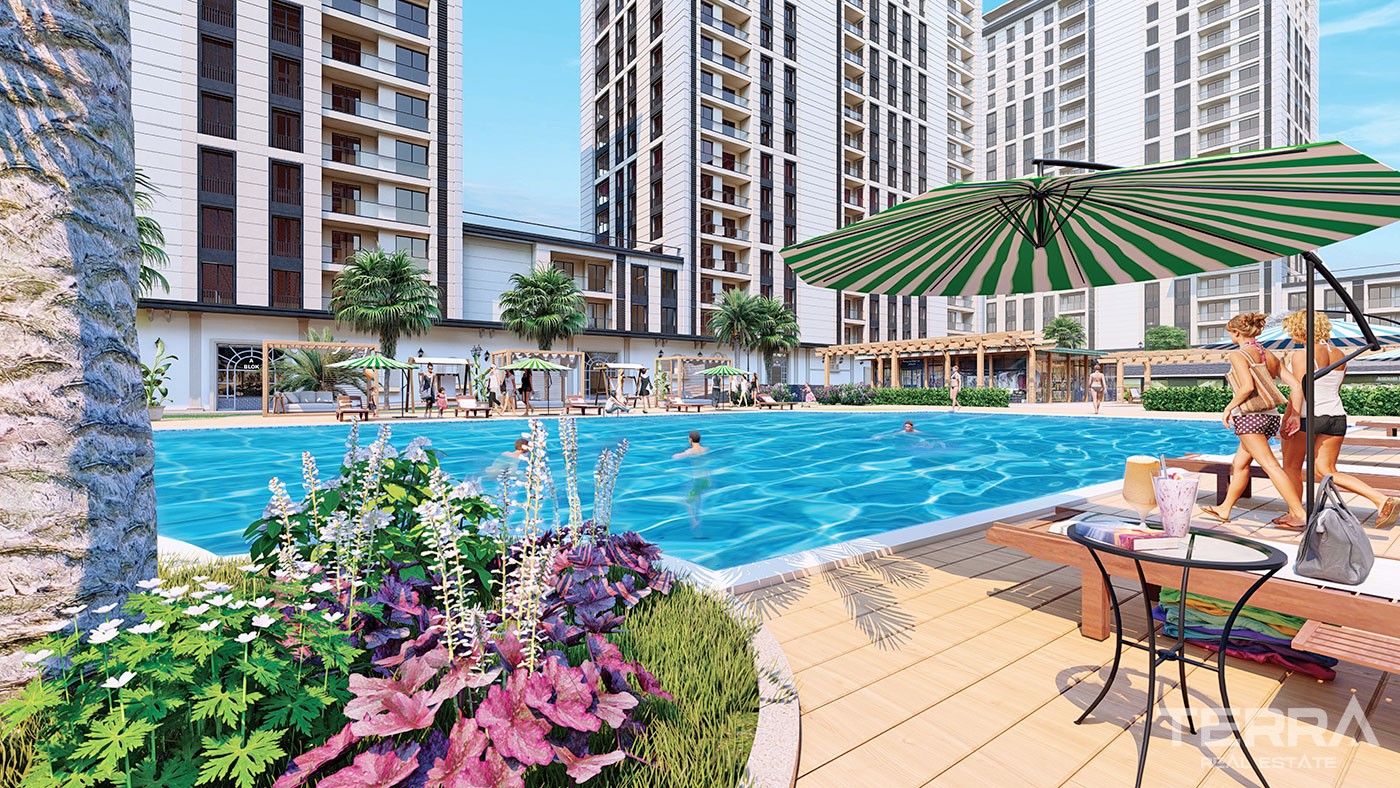 Luxurious Family Concept Apartments for Sale in Istanbul Beylikdüzü - 40374