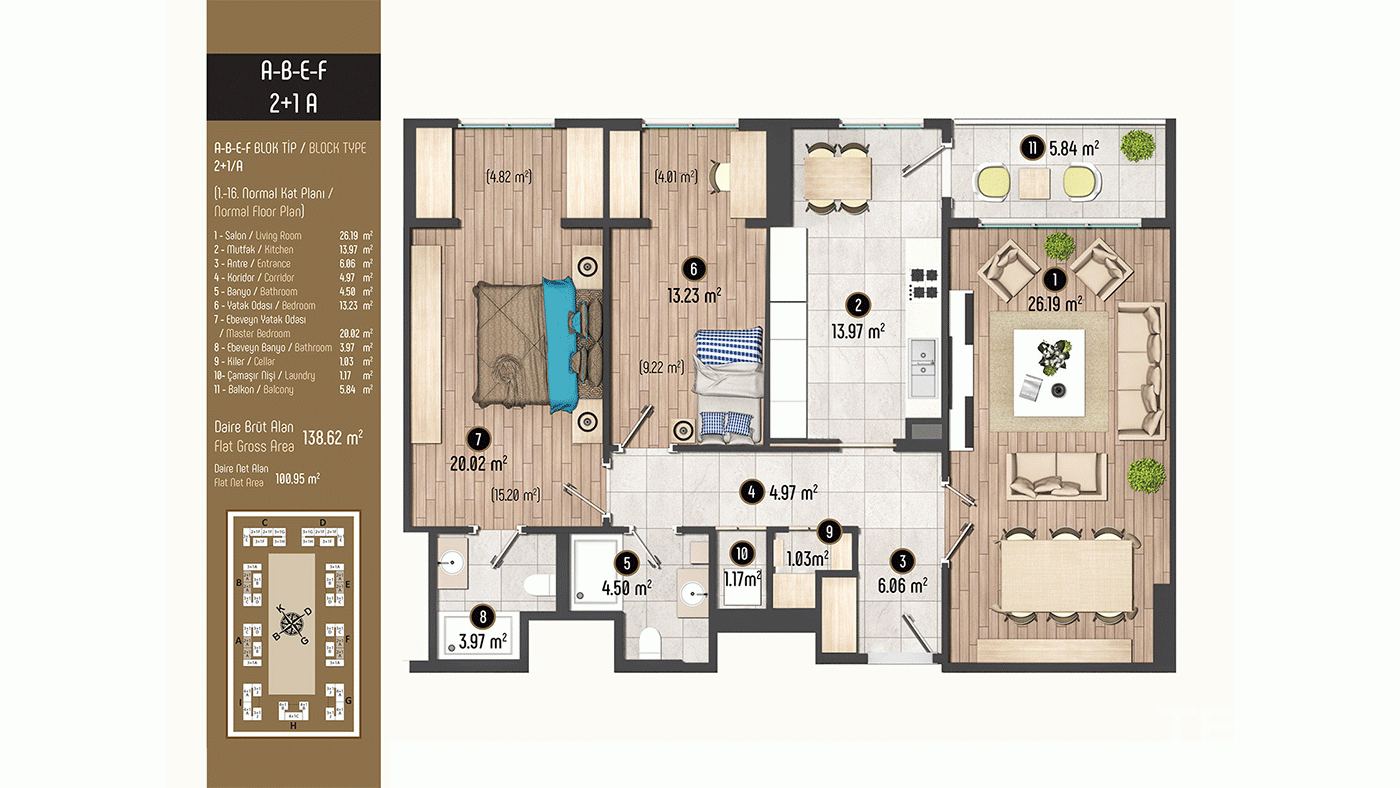 Luxurious Family Concept Apartments for Sale in Istanbul Beylikdüzü - 40376
