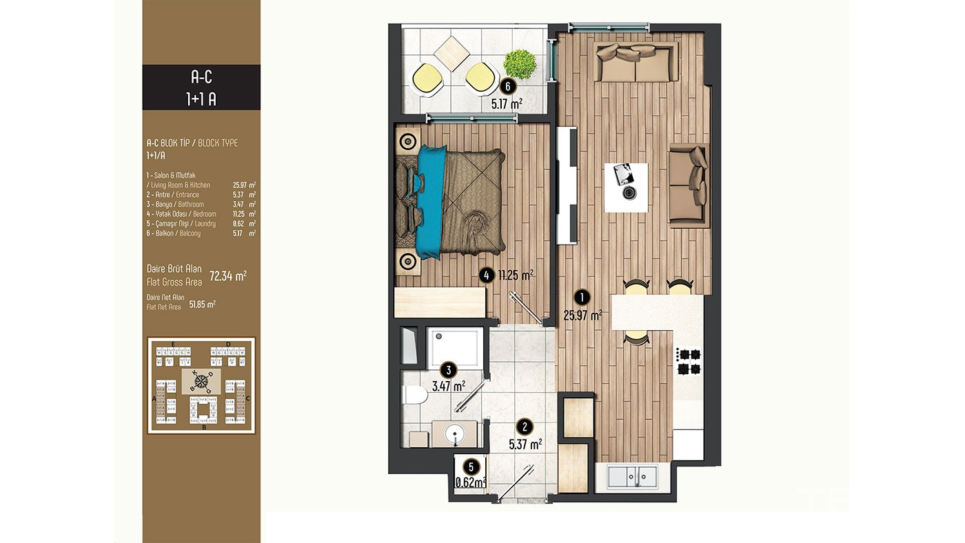 Luxurious Family Concept Apartments for Sale in Istanbul Beylikdüzü - 40383