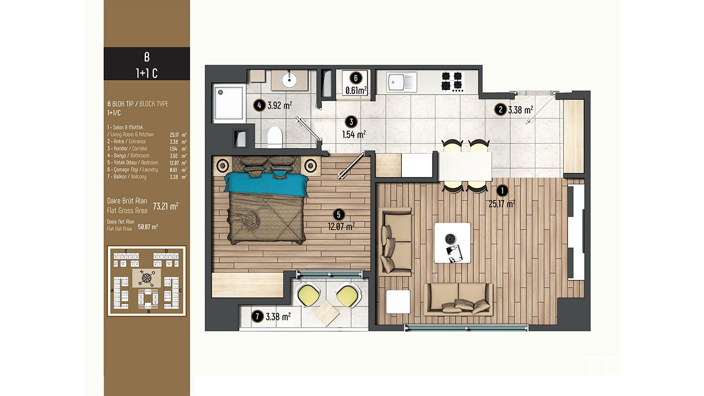 Luxurious Family Concept Apartments for Sale in Istanbul Beylikdüzü - 40388