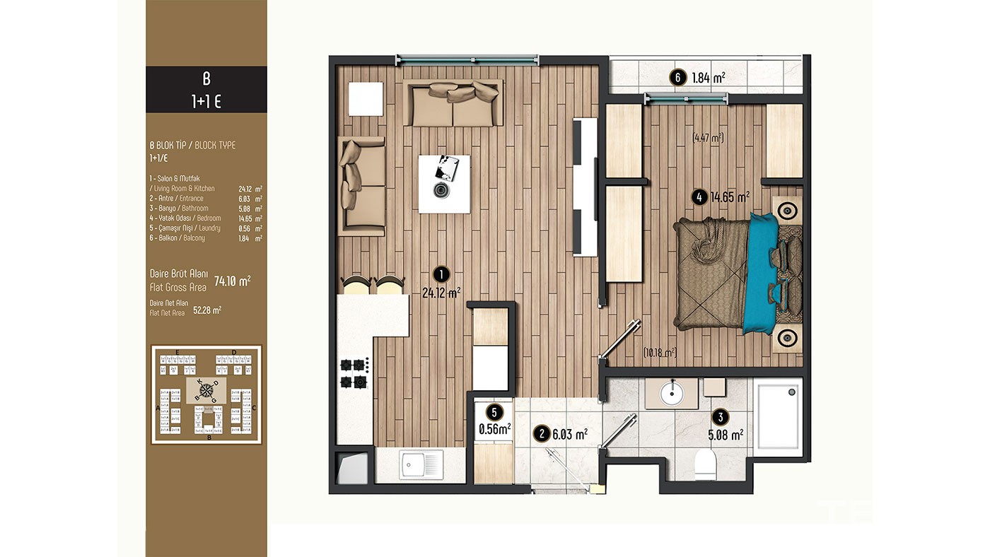 Luxurious Family Concept Apartments for Sale in Istanbul Beylikdüzü - 40390