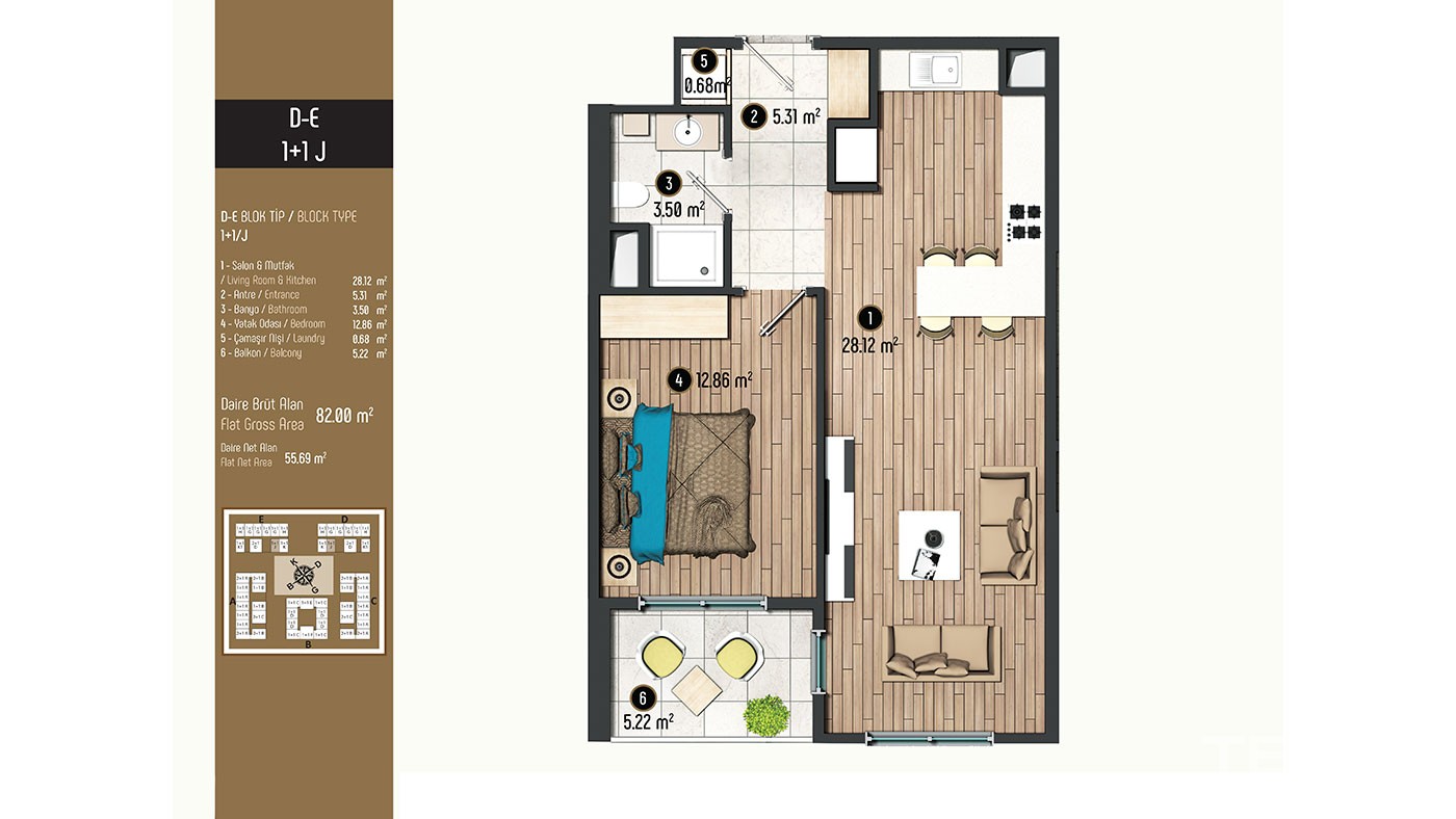 Luxurious Family Concept Apartments for Sale in Istanbul Beylikdüzü - 40400
