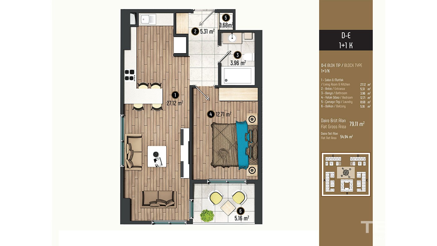 Luxurious Family Concept Apartments for Sale in Istanbul Beylikdüzü - 40401