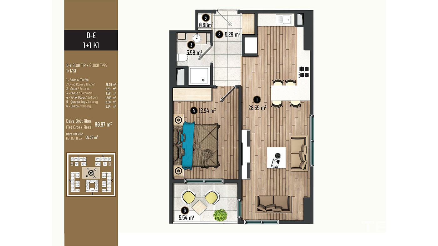 Luxurious Family Concept Apartments for Sale in Istanbul Beylikdüzü - 40402